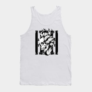 Skull Heart Art Tank Top